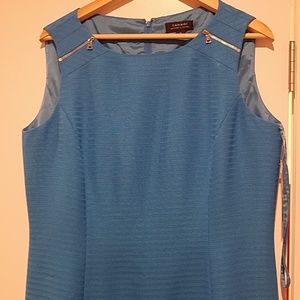 Tahari Arthur S. Levine Aqua Mullholland Dress